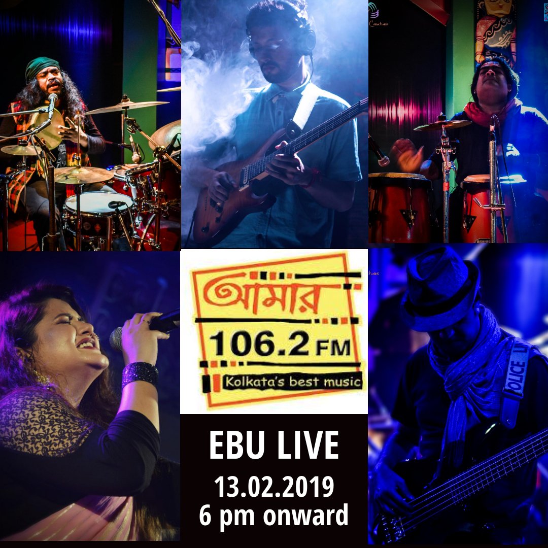 Ek Bangalir Upakhyan AKA EBU goes live and uncut for Aamar 106.2 FM . Kolkata Catch up with all the fun, live on 13th February 2019 6pm

#aamarfm #ebu #contemporarymusic #ratulshankarghosh #ujjainimukherjee #rivu #subhagatasingha #mainakbumpynagchowdhury #flairrecords #fimc