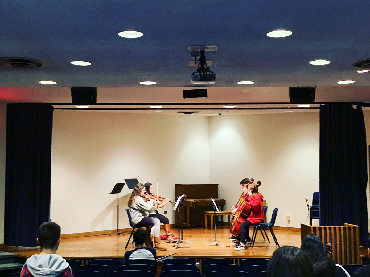 Chamber Music Night! 6:00 pm. Don’t miss it! #creativeminds #maine207