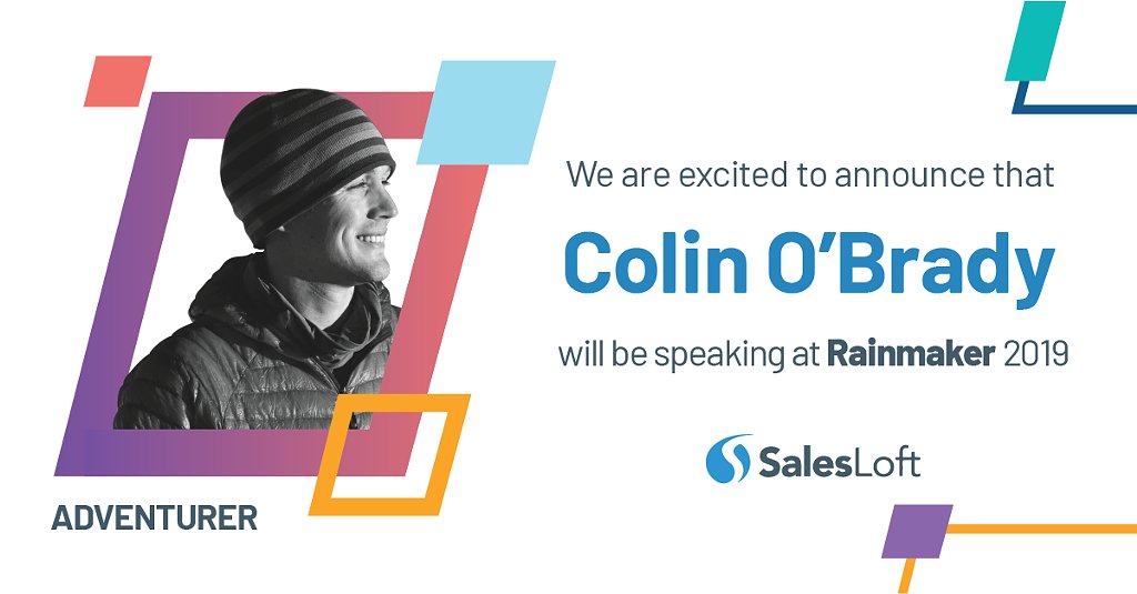 ptracy12's tweet image. Hear from Colin O'Brady at Rainmaker 2019