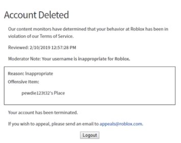 Lord Cowcow On Twitter This Username Is Allowed On Roblox So There S No Way He Was Terminated For That - boy usernames for roblox