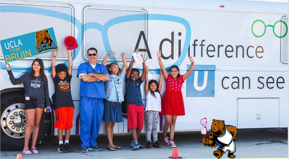 The Mobile Eye Clinic Undergraduate Connection at #UCLA received one of the Fall 2018 Mongelli Awards for providing free vision care to underserved communities. They conducted 14,000+ vision screenings in 40+ school districts in 2018! Read more: ucla.in/2MBjzfX. @uclaMEC