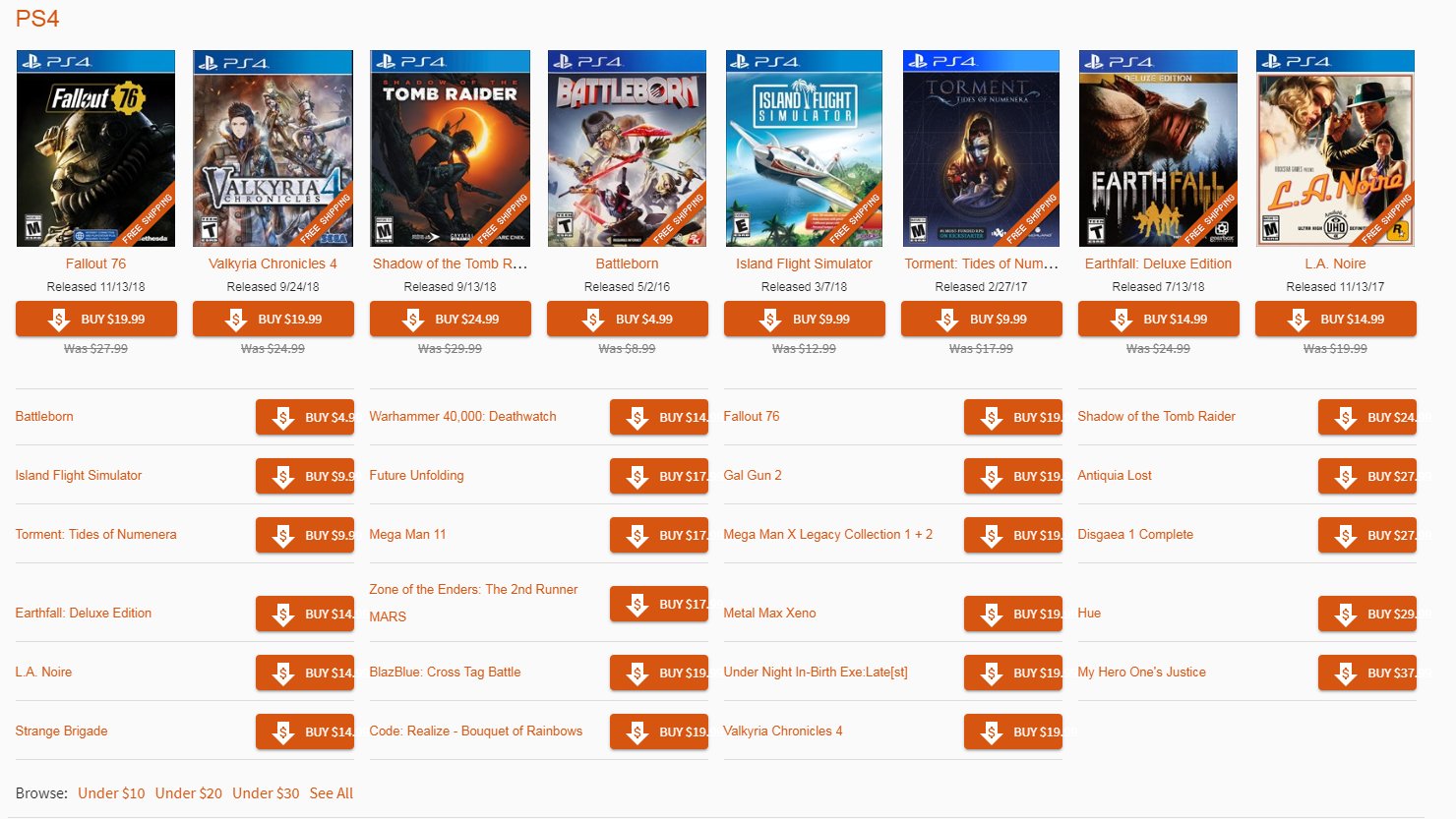 Wario64 on Twitter "GameFly preplayed blowout sale, games include new