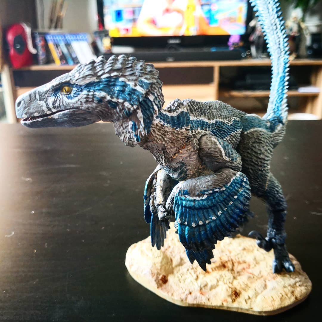 Creative Beast Studio on X: Awesome 'Blue' build-a-raptor custom
