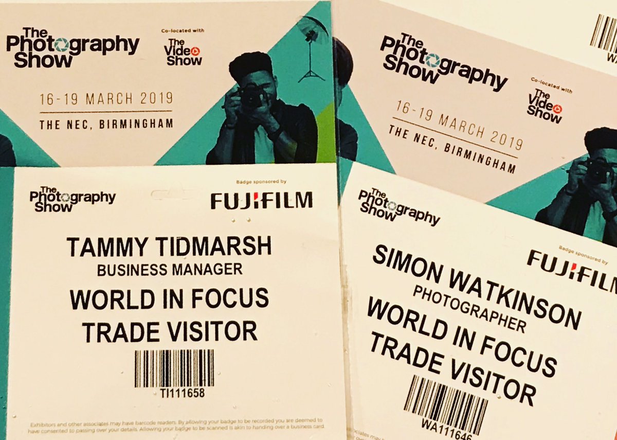 WorldlnFocus's tweet image. These arrived today, ready for The Photography Show in March. Let us know when you are going to be there and we will try and see as many of you as we can.  #thephotographyshow