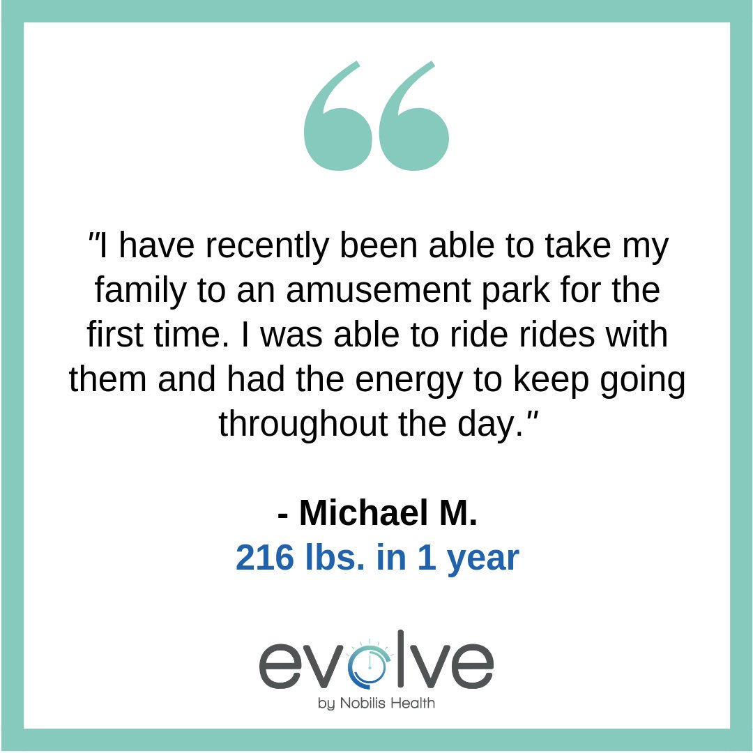 EvolveBariatric's tweet photo. Real stories from real people. Find out how we’re making a difference in our patients’ lives by reading other #testimonials on our website: https://t.co/D12jf41Zta https://t.co/ltzFkqTtQC