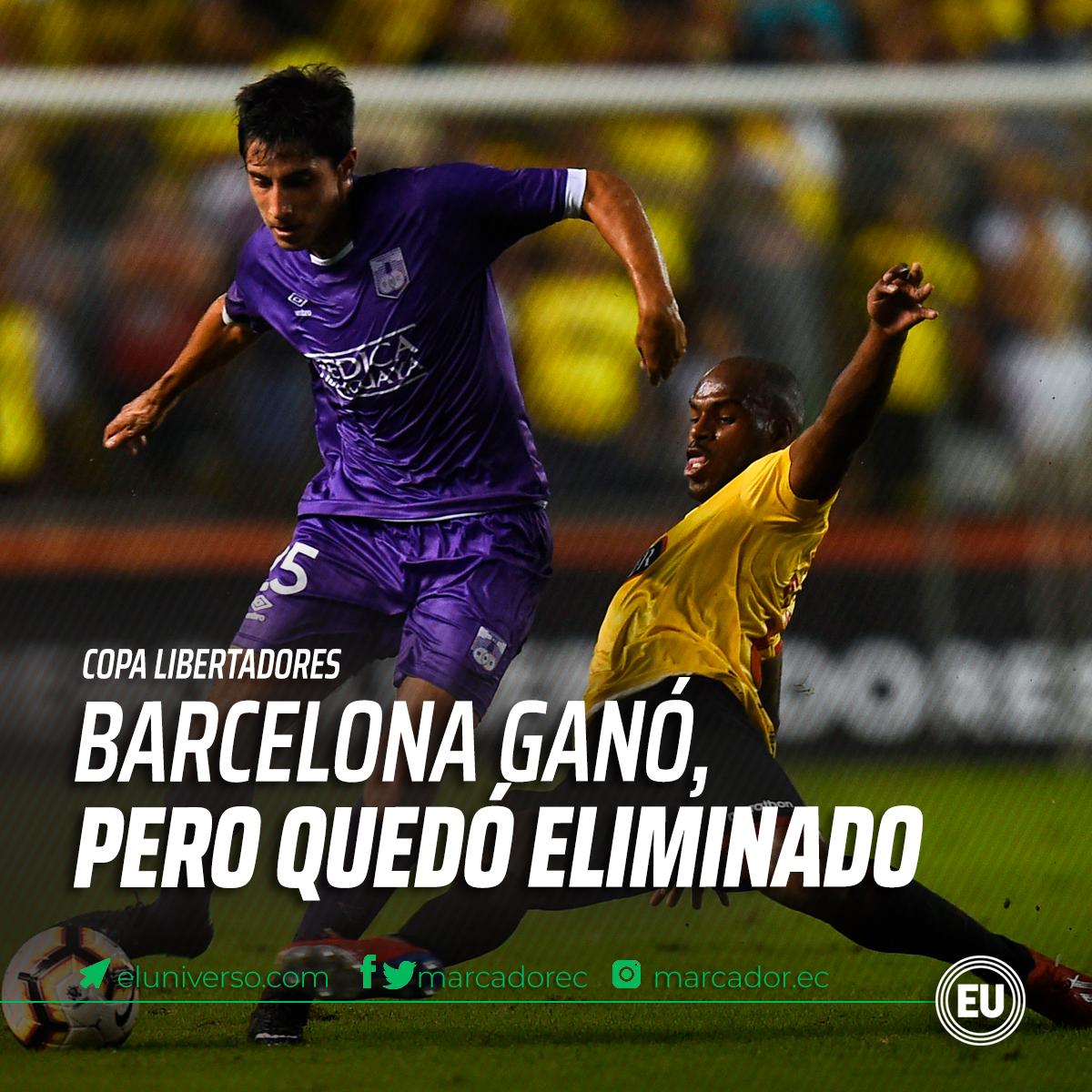 marcadorec's tweet photo. ¡FINAL en el Monumental! #BarcelonaSC, eliminado en la fase 2 de la #CopaLibertadores; fallo de Conmebol, determinante ► https://t.co/7IAkW8imLt https://t.co/2a3rsavfwe