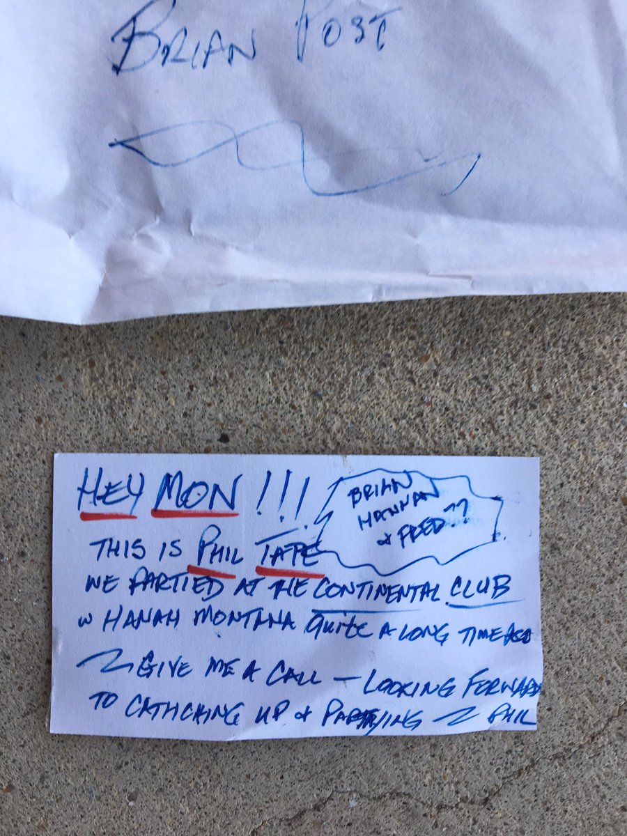 I <a href="/FOUNDmag/">FOUND Magazine</a> this on the porch this morning. No joke. Phil’s business card is on the other side. I blame former roommate <a href="/SethShaffer/">Seth</a> maybe? I have no idea... #wtf