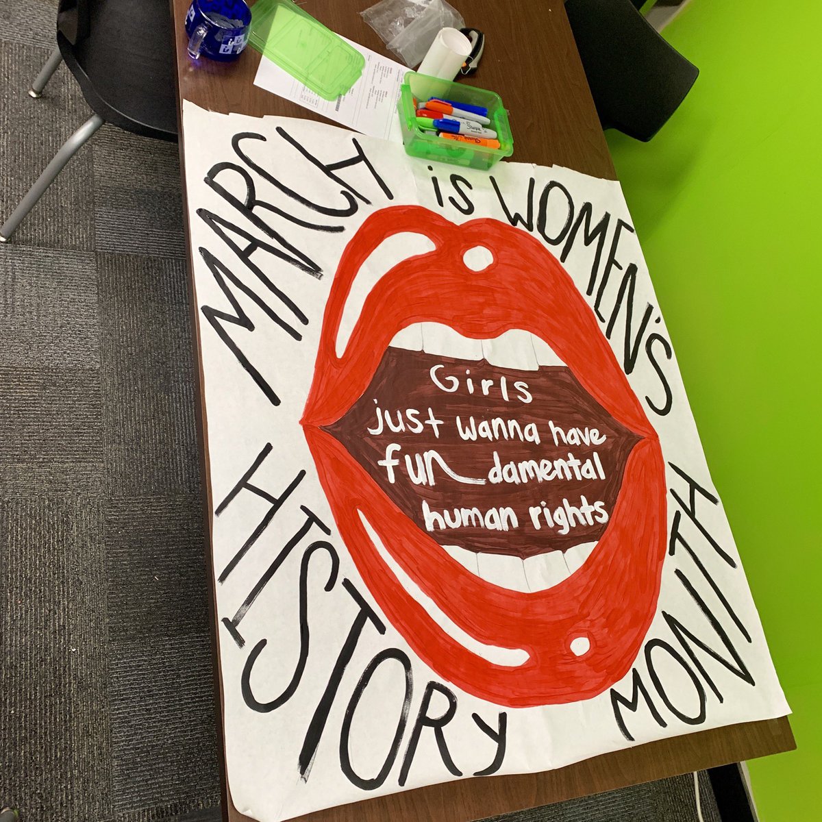 Mrs_Library's tweet image. March is a busy month in the #library. I’m happy to take advantage of the down time to get some COOL posters made. #DestinyDiscover lists coming soon. Check back for #mog8way voting party details (first week of March). #WomensHistoryMonth #mentalhealth #schoollibrary