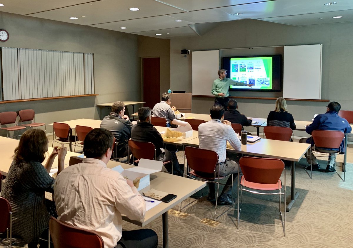 I just gave a bikeway design course to the City of San Marcos, part of a series of courses I'm teaching across So Cal. As shown in this pic, I'm excited for the new AASHTO bike guide that is coming out this year! (I never thought I'd say that.) #SpreadTheGoodWord #DesignForPeople