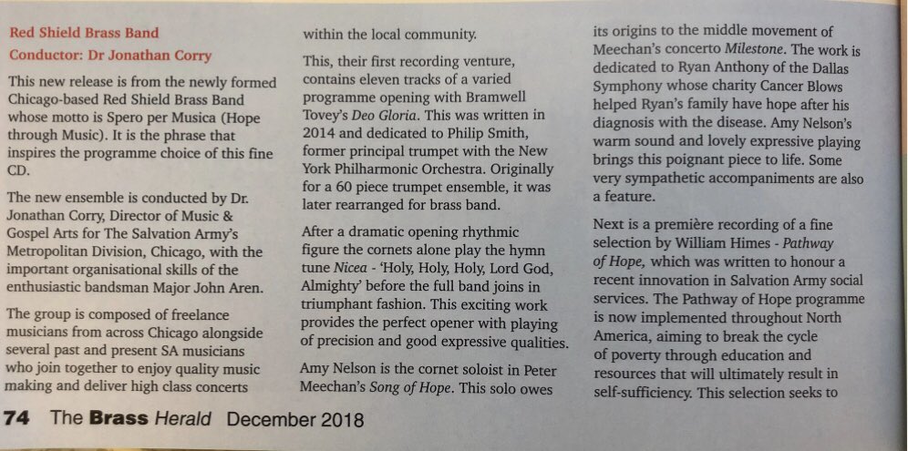 Red Shield Brass Band tweet media