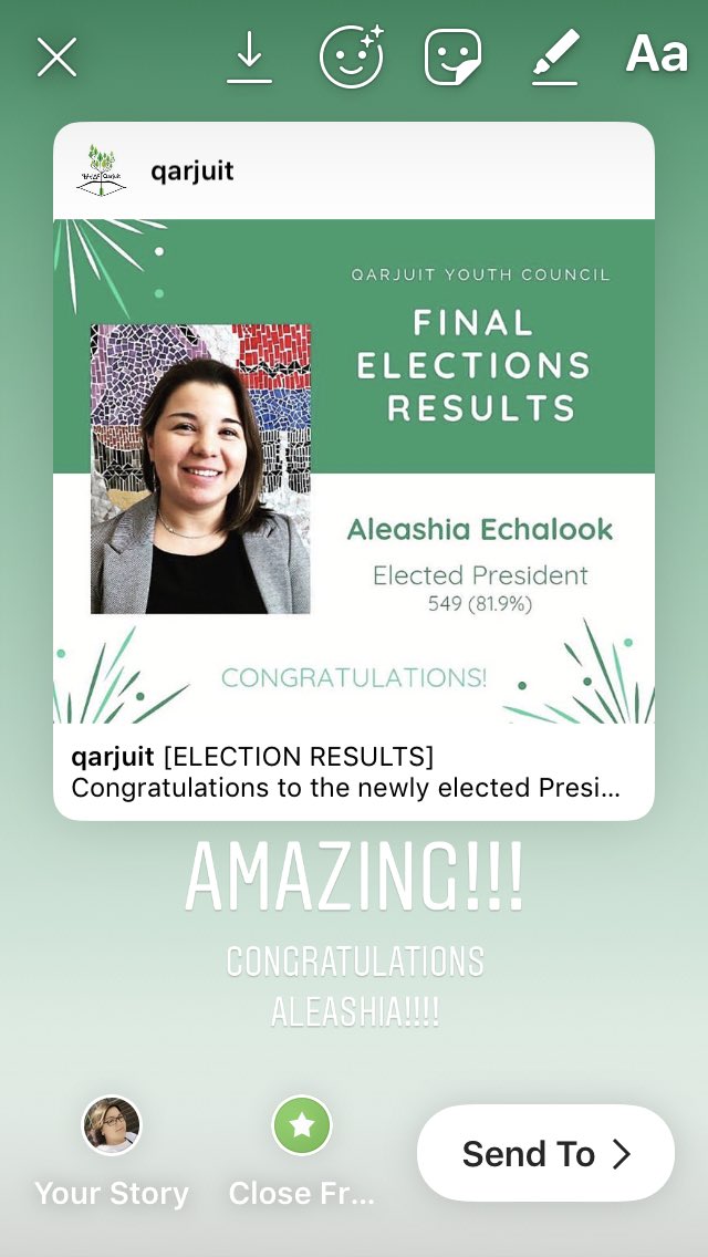 Congratulations!!! #qarjuityouthcouncil #nunavik #inuityouth