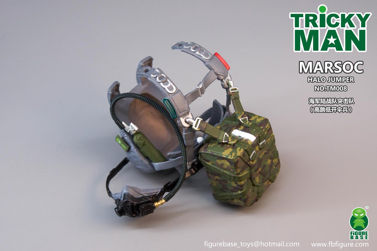 figurebase's tweet photo. TRICKYMAN NEW SERIES
(MARSOC HALO JUMPER )
NO.TM008 (ETA:Mar 2019)
#marsoc #marine #halojumper #airborne #actionfigure #figurebase #trickyman #jumper #toys #newproducts #military #army #soldier #figurine #poptoys #gifts #newseries https://t.co/KK98cUizug