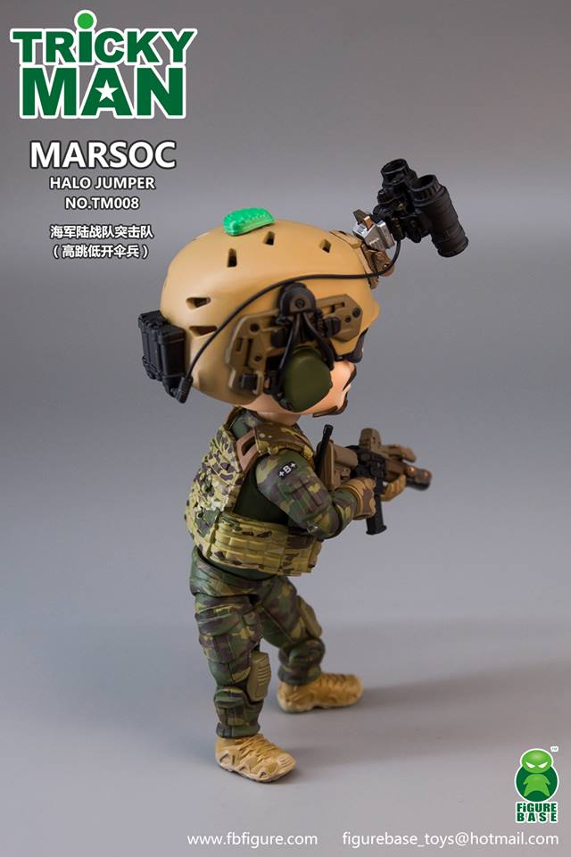figurebase's tweet photo. TRICKYMAN NEW SERIES
(MARSOC HALO JUMPER )
NO.TM008 (ETA:Mar 2019)
#marsoc #marine #halojumper #airborne #actionfigure #figurebase #trickyman #jumper #toys #newproducts #military #army #soldier #figurine #poptoys #gifts #newseries https://t.co/KK98cUizug