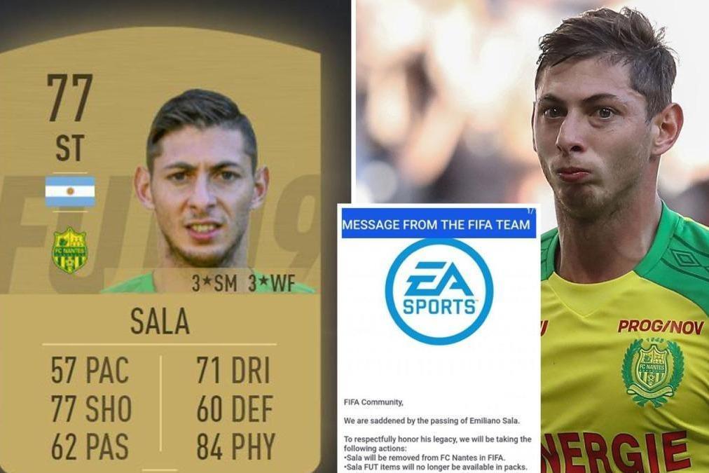 EA remove Emiliano Sala de FIFA 19