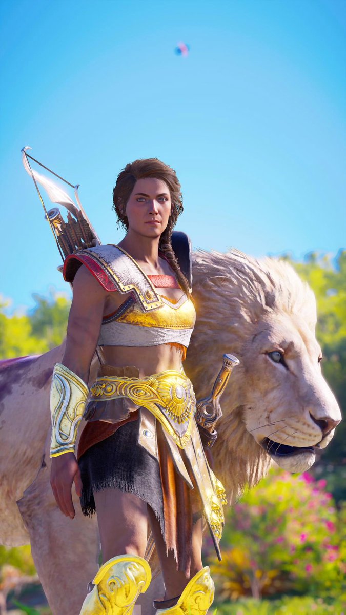 majorcroft's tweet photo. 'Mighty' ⚔️💛
(pls tap)

#AssassinsCreedOdyssey @GamerGram_GG 
#AssassinsCreed #PS4share @VirtuaCam_ 
#ACPhotoMode #Kassandra 
#VirtualPhotography #VGPUnite https://t.co/EY5C0XPSQh