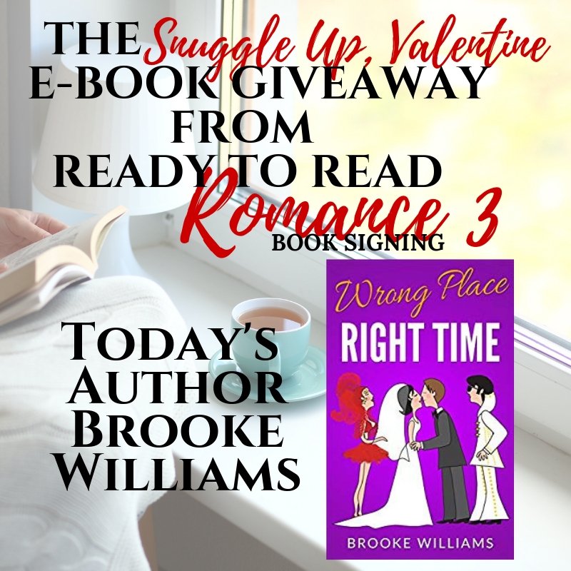 R2RRomance's tweet photo. #ebook #giveaway 
Follow links to become a Brooke Williams @AuthorBrookeW fan, then comment with your favorite sport to enter to win an e-book copy of Brooke's "Wrong Place, Right Time."
https://t.co/hW4rktappY /
https://t.co/uWfGwuoCUJ
Drawing 2/14/19 #R2RR3 #14 https://t.co/GHUktmg4Az