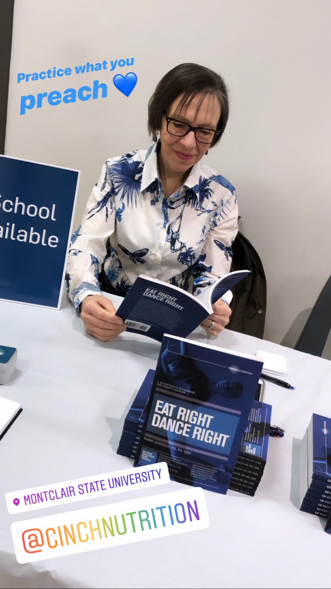 CinchNutrition's tweet photo. Getting the word out in NJ! #cinchnutrition #eatright #danceright #education #book #reading #nutrition #health #dietitian #rd #nutritionist #wellness #dance #dancer #dancelife #ballet #jazz #contemporary #bunhead https://t.co/bqksJZO00p