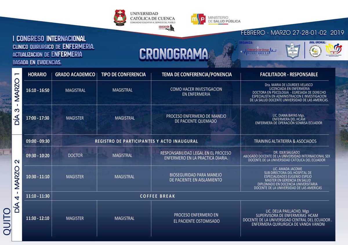 DavidGonzalez_N's tweet photo. ➡️ I CONGRESO INTERNACIONAL CLÍNICO QUIRÚRGICO DE ENFERMERÍA - ACTUALIZACIÓN DE ENFERMERÍA BASADA EN EVIDENCIAS ⬅️
🔻Critical Care Group🔻
👉 PARA ENFERMER@S 🏥
👉 Actualización en Enfermería 🤝
👀🙋♀️🙋♂️ Si vas de parte de #RUNEEE recibes el 10% de descuento 🤓😉 https://t.co/SLUsqYXchL