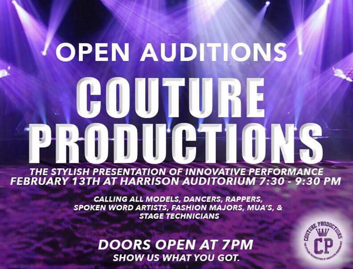 Azrit_'s tweet photo. Don’t miss it!
Harrison Auditorium tomorrow at 7:30PM.
Show us what you got.
#NCAT22 #NCAT21 #NCAT20 #NCAT19 #CPIsBack 💜 https://t.co/tgH40SEBnK