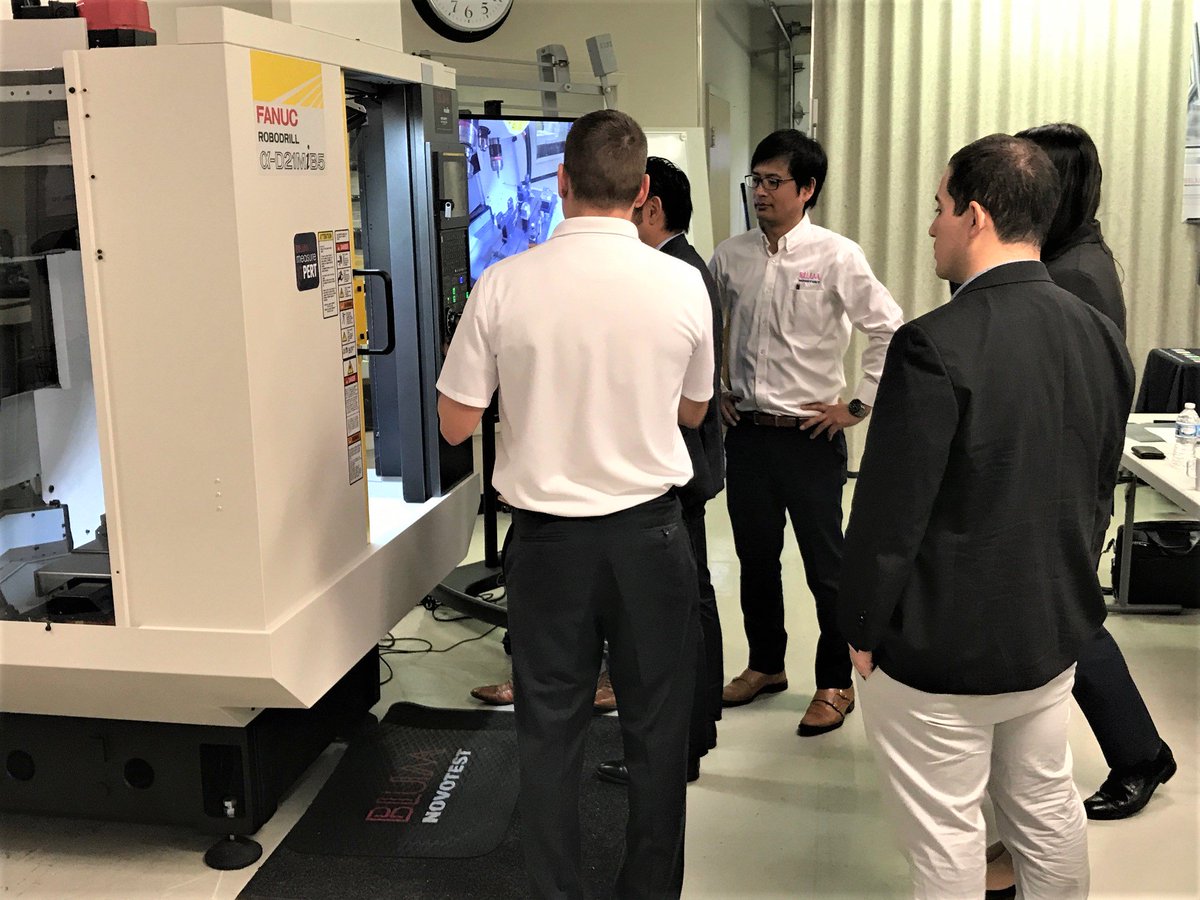 Blum_Novotest's tweet photo. Today we welcomed Okaya USA, Inc. to our #TechnicalCenter for a day of #BLUM #metrology product demos. Thanks for visiting #Okaya!
本日、私たちはBLUM製品デモに弊社テクニカルセンターへOKAYA(USA), Inc.殿をお迎え致しました。OKAYA (USA), Inc.殿、ご訪問いただきありがとうございました! https://t.co/mv4ZwrX7Dk