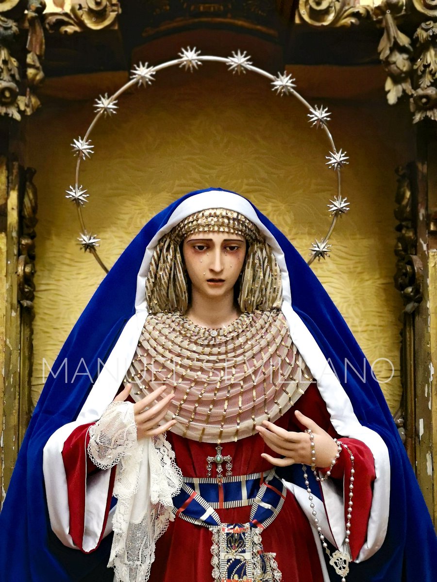 HdadTrinidad's tweet photo. Ya se encuentra Nuestra Señora de los Desamparados ataviada de Hebrea. https://t.co/9kjH5htXLd