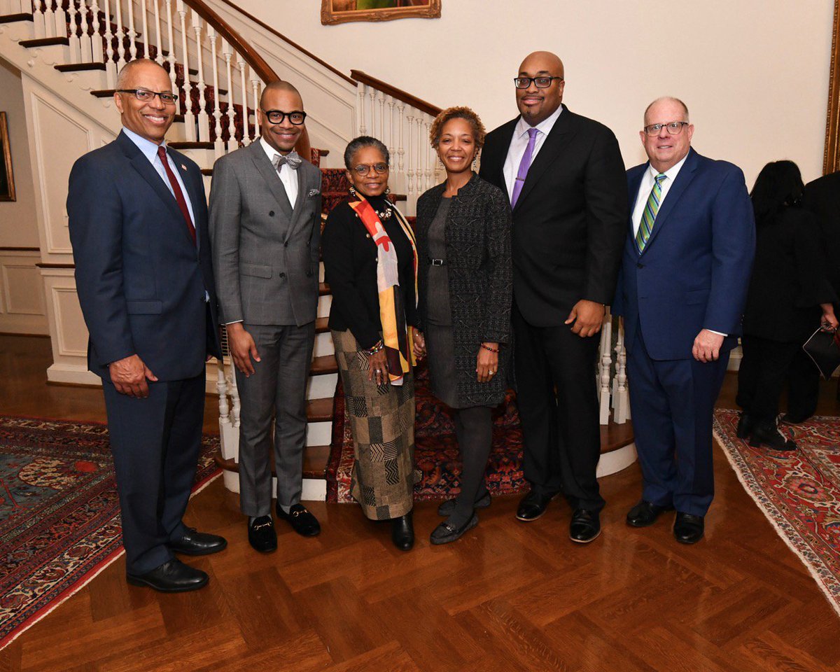 BoydKRutherford's tweet photo. Enjoyed celebrating #BlackHistoryMonth with @GovLarryHogan, First Lady Yumi Hogan, and many leaders of Maryland's African American community today at Government House in Annapolis! https://t.co/4EiwKFOEkr