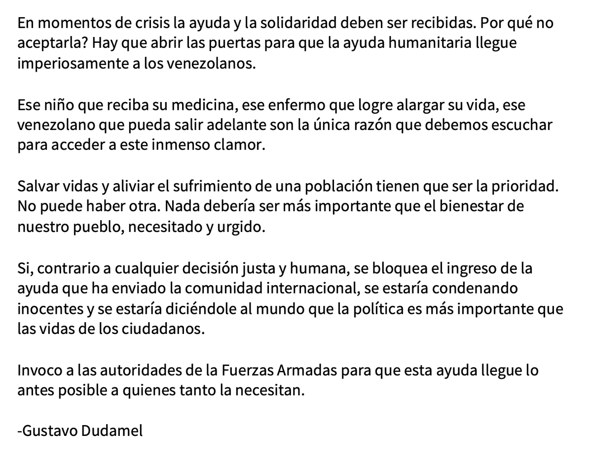 GustavoDudamel's tweet photo. #Venezuela https://t.co/tvLv3DXZvu