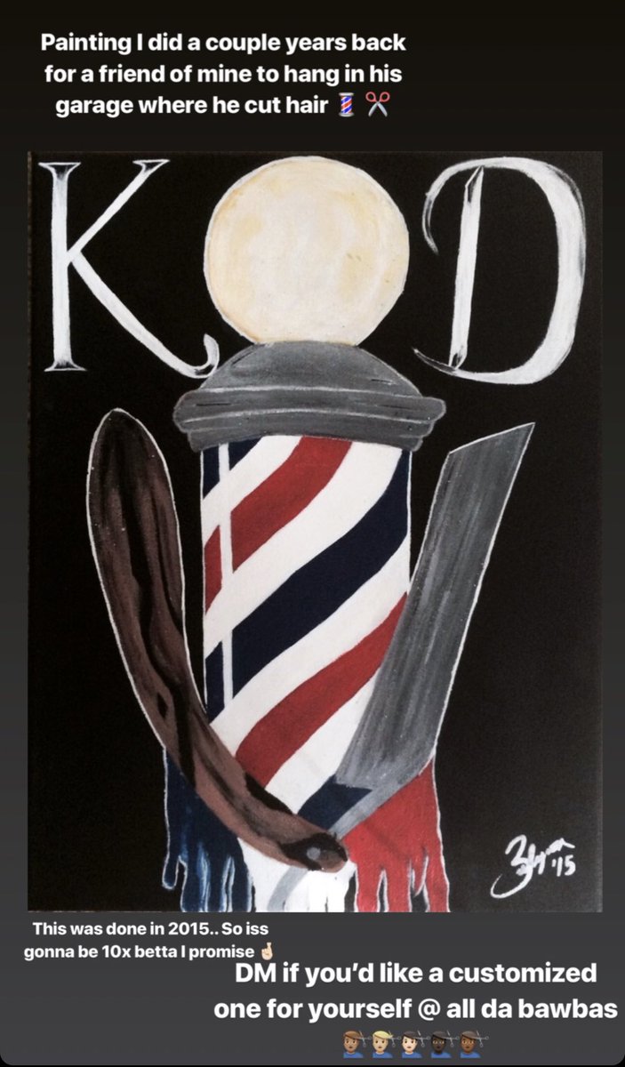 zayytoldem's tweet image. IG: @zayytoldem 
#customizedart #barbershop #barbers
