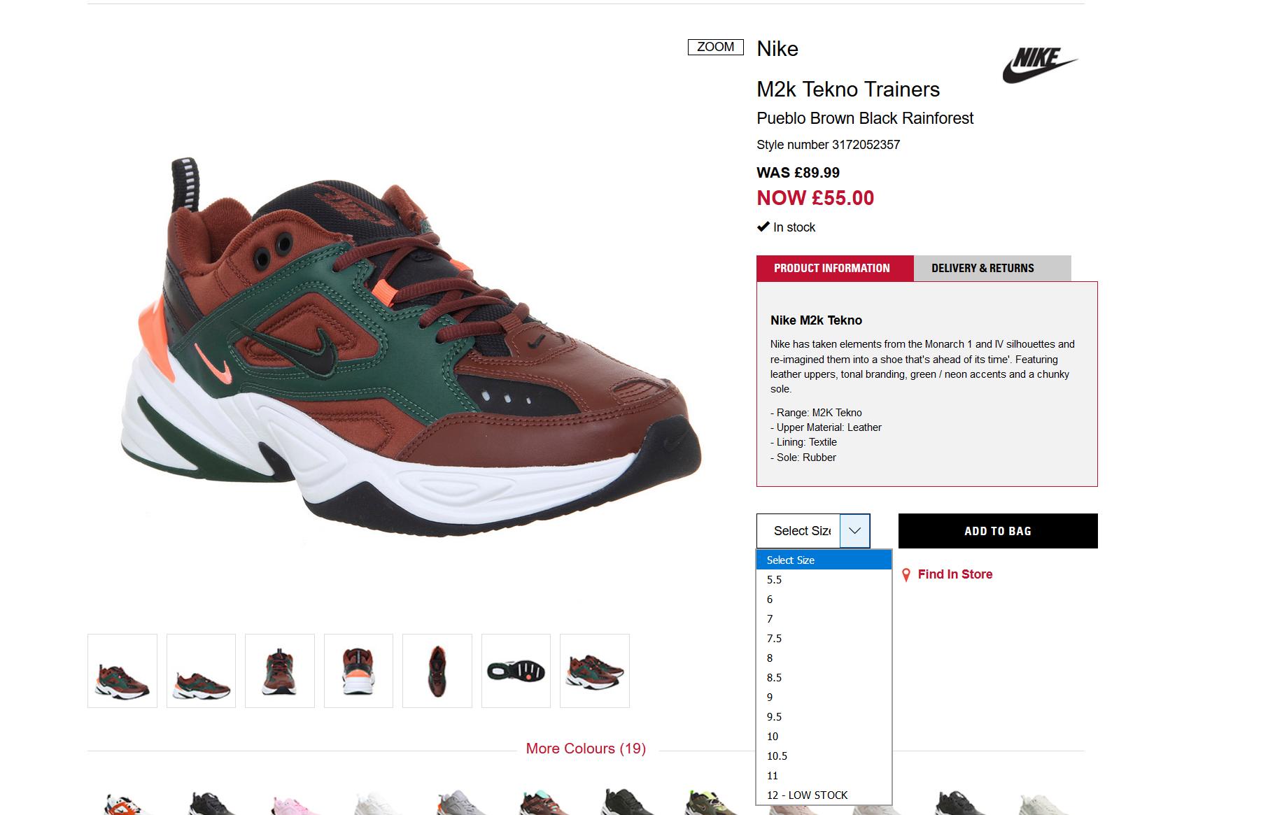 Thriller kroon vrouw MoreSneakers.com on Twitter: "AD : Nike M2K Tekno "Pueblo Brown/Black- Rainforest" now live at £55 only on Offspring =&gt;https://t.co/HVQDvK4S9L  https://t.co/NGd1roc0z3" / Twitter