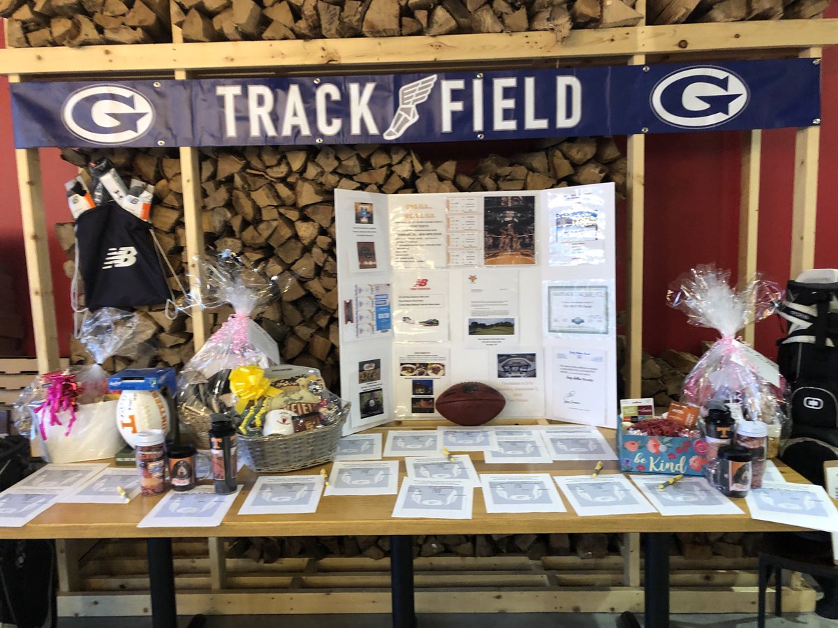 GCA Track &amp; Field is having a benefit dinner and silent auction until 9pm at Hard Knox Pizza. Stop by and order a pizza. All proceeds from the pizza and auction go to GCA!
