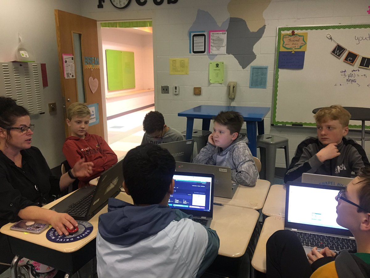 MrsBrem's tweet photo. The EPIC battle continues with these @DDMSBuzz #math7 and #math7plus students! They are working hard to connect @FortniteGame to our middle school math curriculum. Today➡️creating a survey to get data to analyze on play times and more! (Mean, MAD, median, IQR!) #fortnitevsmath https://t.co/RZO71n1bT0