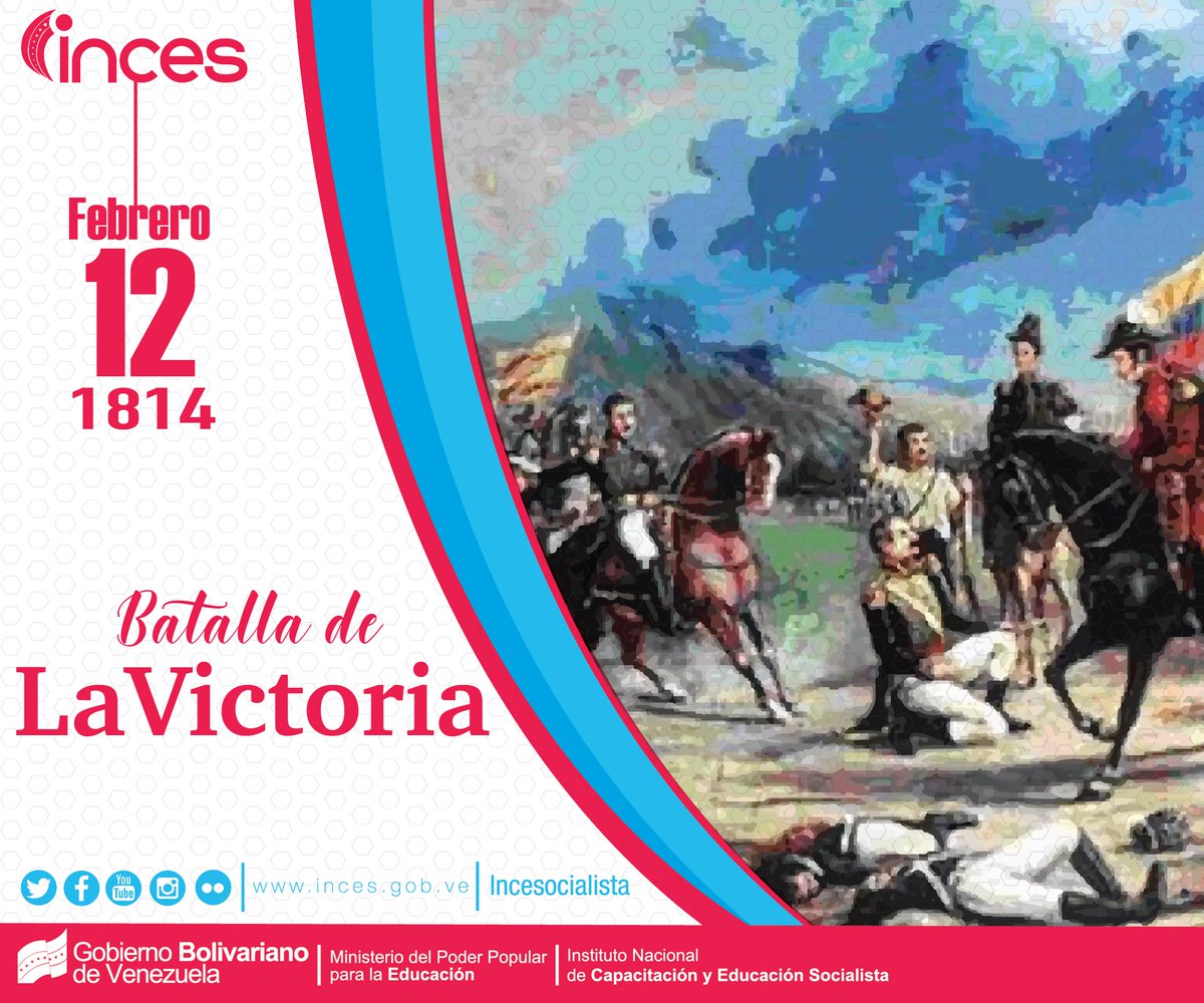 Como hace 205 años, hoy la juventud venezolana está de pie luchando por La Victoria de la paz, la soberanía y la verdad con el ímpetu de José Félix Ribas  ¡Feliz día juventud querida!: "Necesario es Vencer" #JuventudInvencible