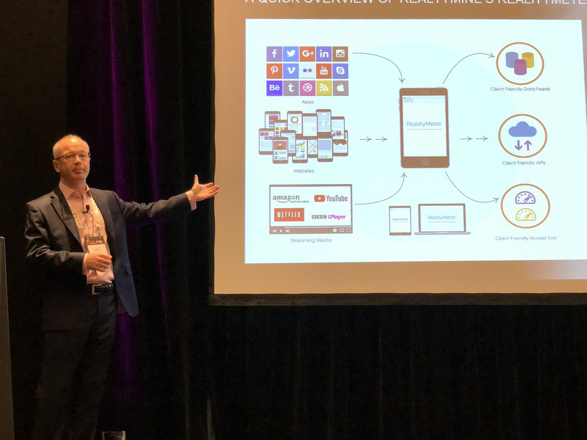 RealityMine's tweet image. Huge thanks to our friends at @ProdegeMR for inviting us to speak with them at this week's #QuirksEvent in London! We had a great time introducing some of the work we've been doing with behavioral data and survey data, particularly around video consumption across devices. #mrx