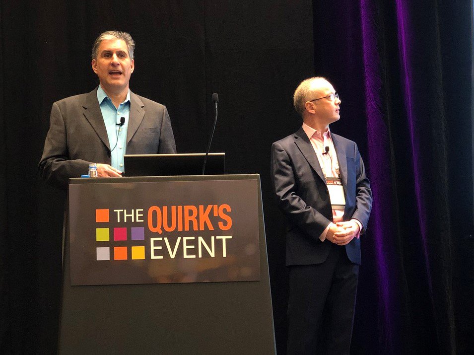 RealityMine's tweet image. Huge thanks to our friends at @ProdegeMR for inviting us to speak with them at this week's #QuirksEvent in London! We had a great time introducing some of the work we've been doing with behavioral data and survey data, particularly around video consumption across devices. #mrx