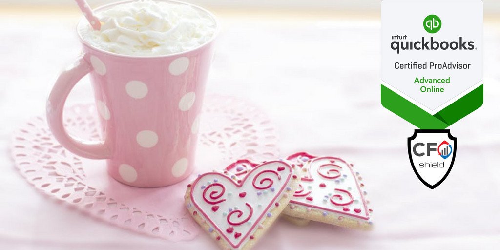 CFOshield's tweet photo. Spend time with your valentine, not on your bookkeeping. https://t.co/6WCghrCg9z #CFOShield #QuickBooks https://t.co/4qvnpxd2Su