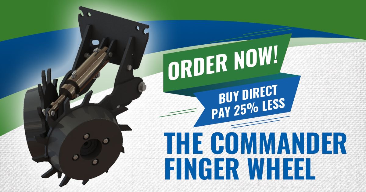 PlanterDirect's tweet photo. Our Commander Finger Wheel is able to remove residue for faster soil warm-up. #commander #rowcleaner https://t.co/6nDj9FSnFk https://t.co/28FKgyMf6w