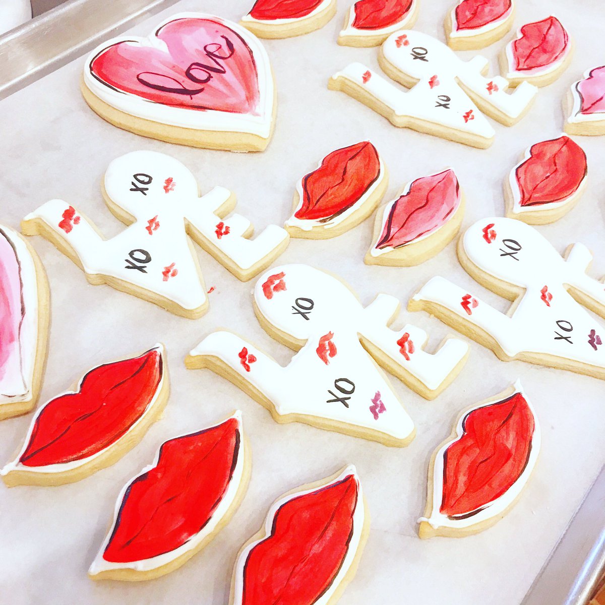 We’re channeling <a href="/taylorswift13/">Taylor Swift</a> for these “red lips”. I danced all over the bakery! 🤷🏼‍♀️ #ValentinesDayGift #Valentine