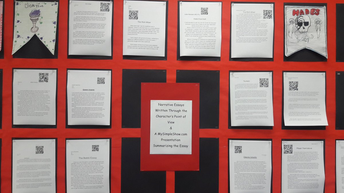 Ss wrote narratives through a character's POV, and then summarized the story using a MySimpleStory.com presentation. An awesome tool to use with Ss! #FUESD #FSA_FUESD @Estacion6th <a href="/Mrs_McKenzie322/">Crystal McKenzie</a>