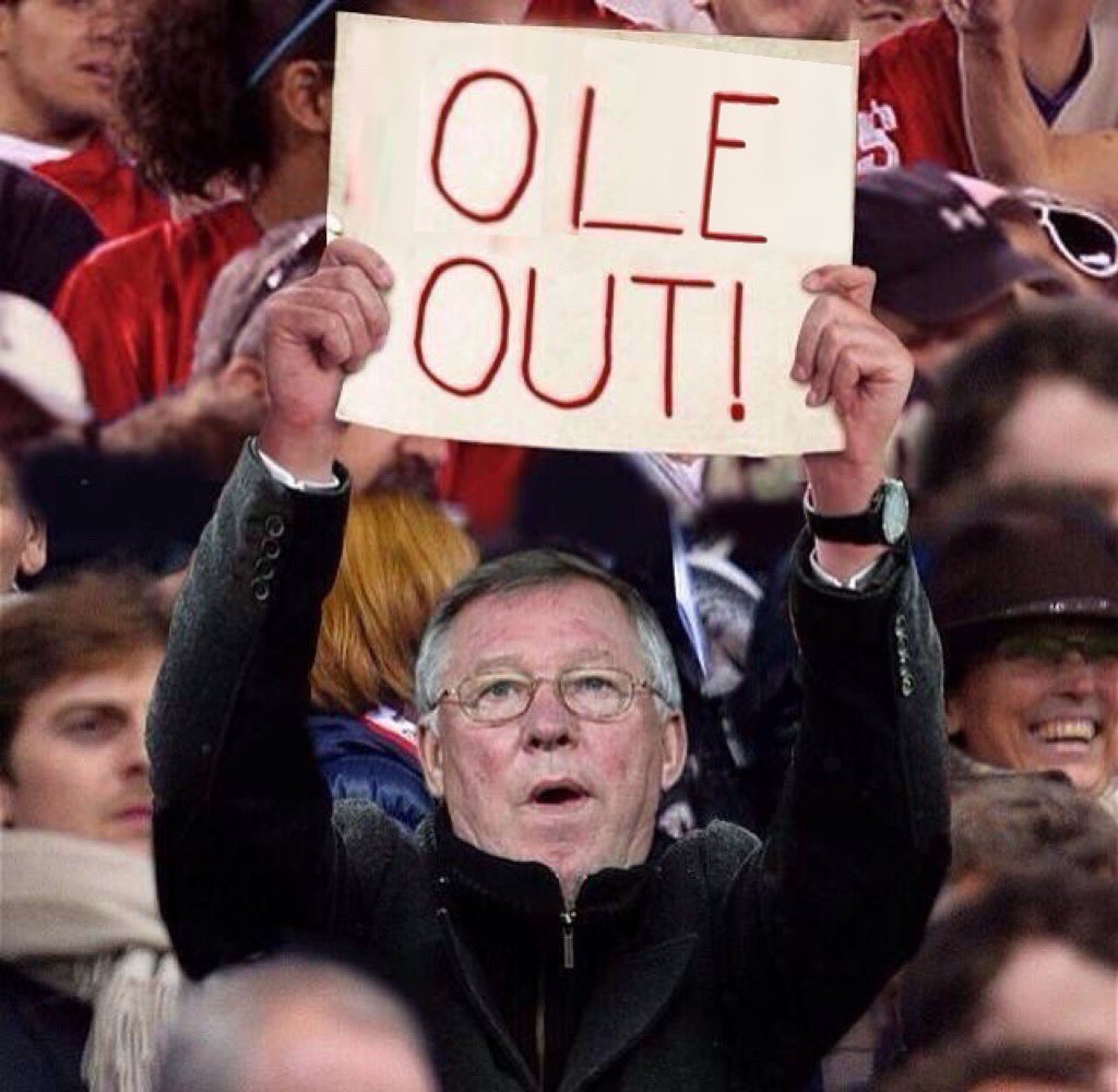 MUFCemptyseats's tweet photo. That’s it....time for a change! 
#OleOut #theUnitedWay #mufc #manutd https://t.co/sXjRJFObKi