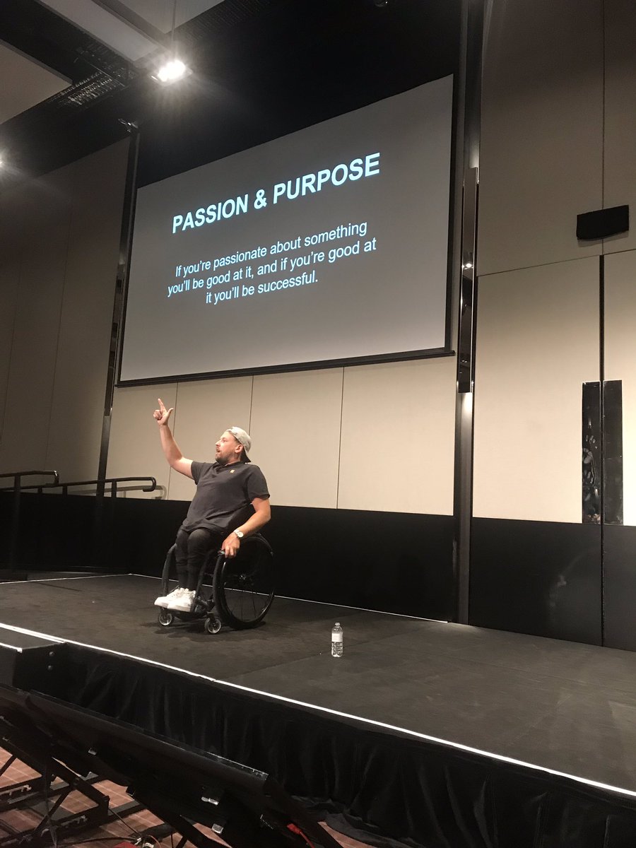 Listened to a keynote from <a href="/DylanAlcott/">Dylan Alcott</a> yesterday. Absolutely awesome presentation on inclusiveness of people of all abilities. Highly recommend Dylan to any company out there looking to inspire, ground and get their people to think differently about the world.