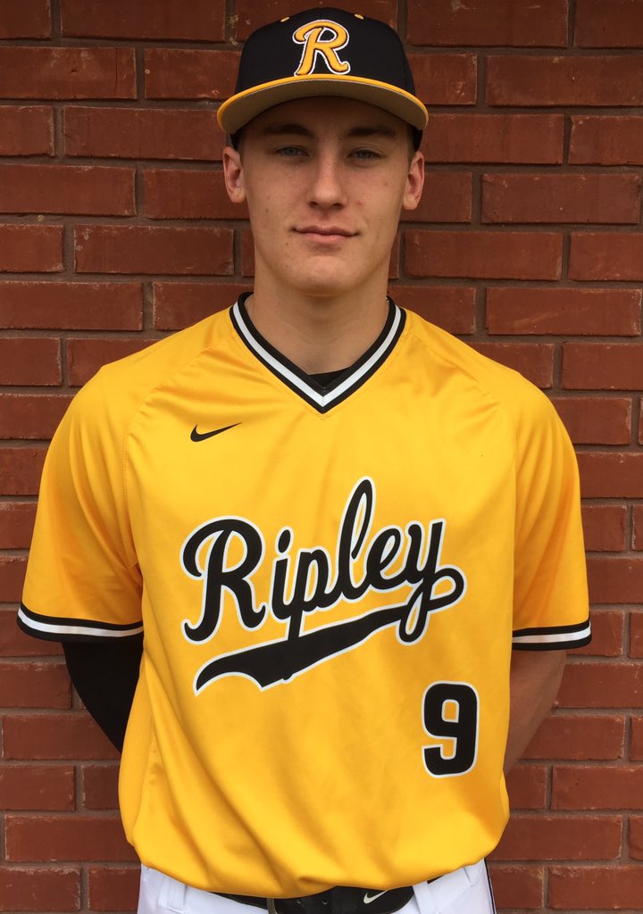 ripleybaseball's tweet photo. TIGER SPOTLIGHT: 
Cade Davis
Junior
Pitcher/Firstbase
6'6" 235lbs
Son of Josh &amp; Shonda Davis https://t.co/GTbr1JsRjF