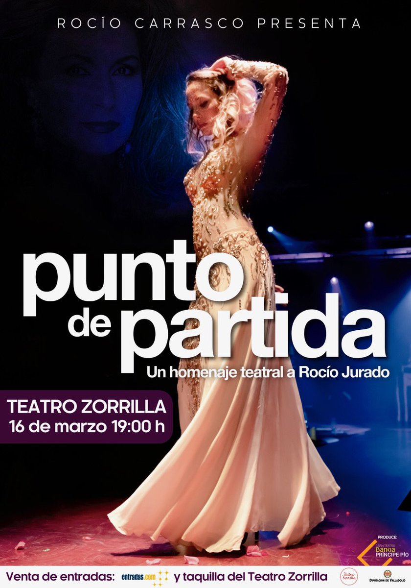 Deseando recibir este #espectáculo que trae #rociocarrasco en homenaje a la gran #rociojurado 

Entradas 🎫 disponibles en @entradas #taquilladelteatro 

#copla #ocioenvalladolid #valladolid