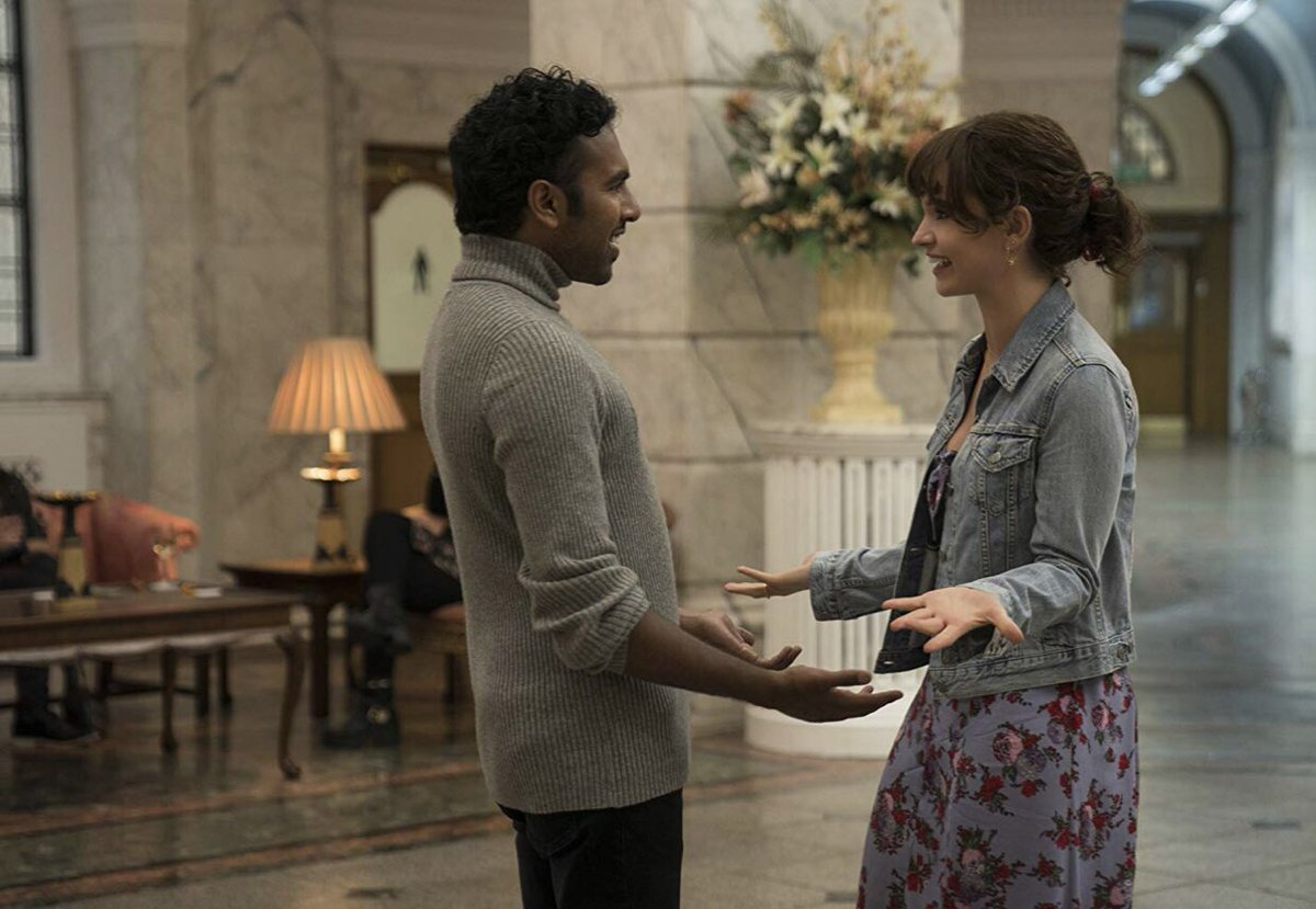 LilyJBrasil's tweet photo. Primeira imagem promocional de Lily e Himesh Patel para o filme #Yesterday. https://t.co/DOZsF0HaP5