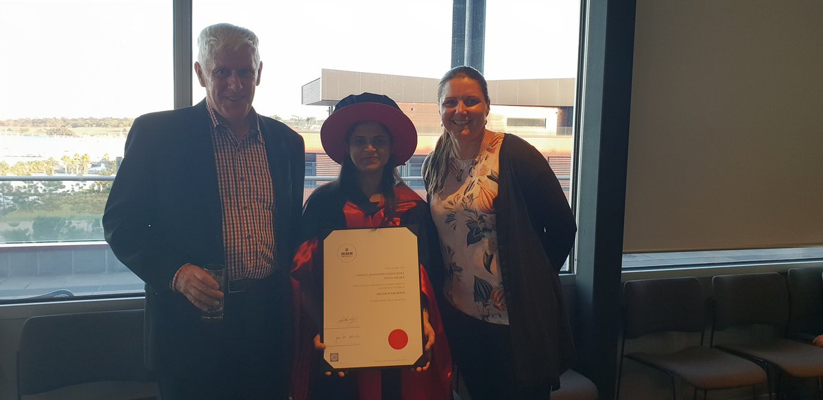 ClaireMarjo's tweet image. So great to hear @KarenInge give the Occasional Address at the #DeakinGrad ceremony last night &amp;amp; to see Dr Janandani graduate! I also love it when I hear "go mum" yelled out from the audience as a graduand crosses the stage. @DeakinNutrition @Deakin