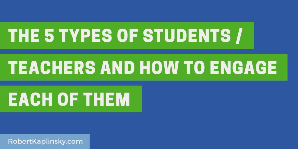 What if there was a way to alter how you taught students or trained teachers so that they were more receptive to what you had to share? There is and this blog post applies advertising techniques to education: robertkaplinsky.com/the-5-types-of…