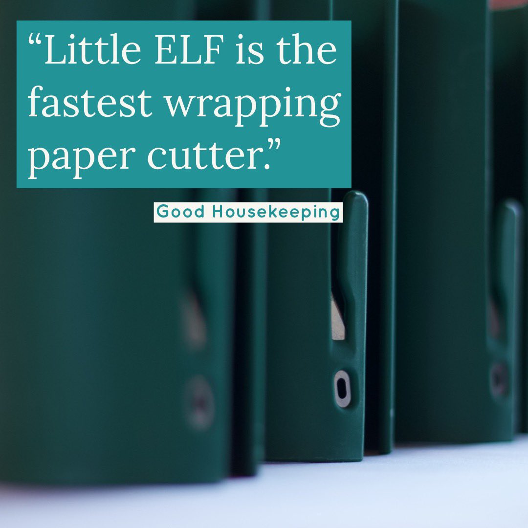 The Little ELF Gift Wrap Cutter is AMAZING! #littleelf #sharktank #inv
