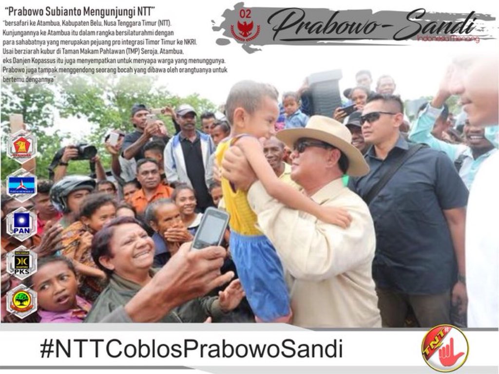 Genjot terus, biar jadi top TT.

#NTTCoblosPrabowoSandi