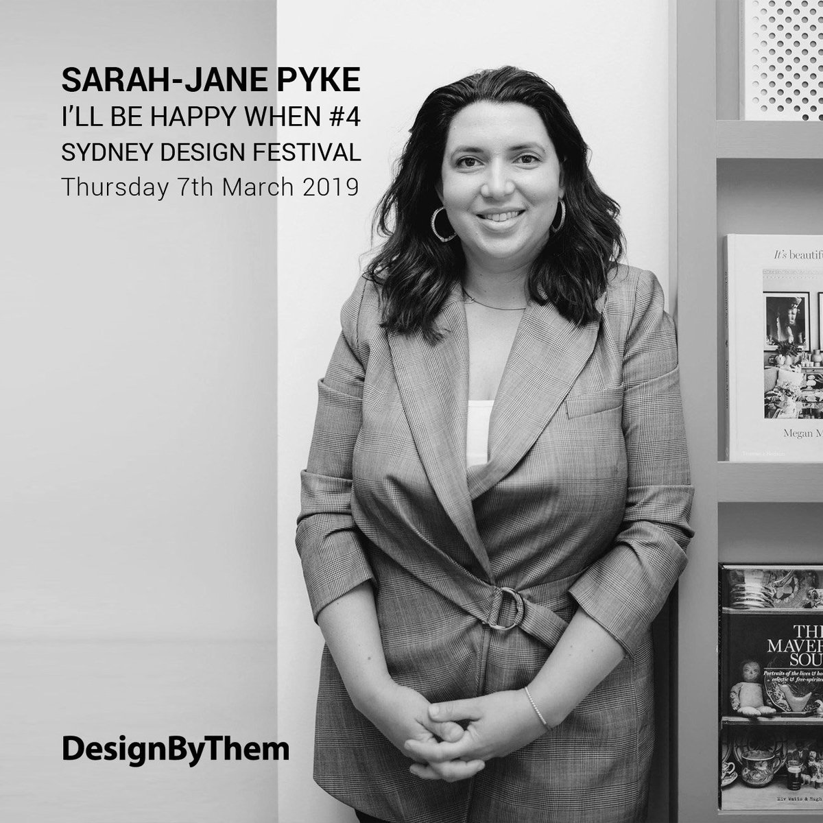 DesignByThem's tweet photo. Tickets to our 4th "I'll Be Happy When" design talk, as part Sydney Design Festival, are now on sale. Proceeds donated to the Black Dog Institute. More details here - https://t.co/7GAHB08Onz https://t.co/EYJfMbA7bN