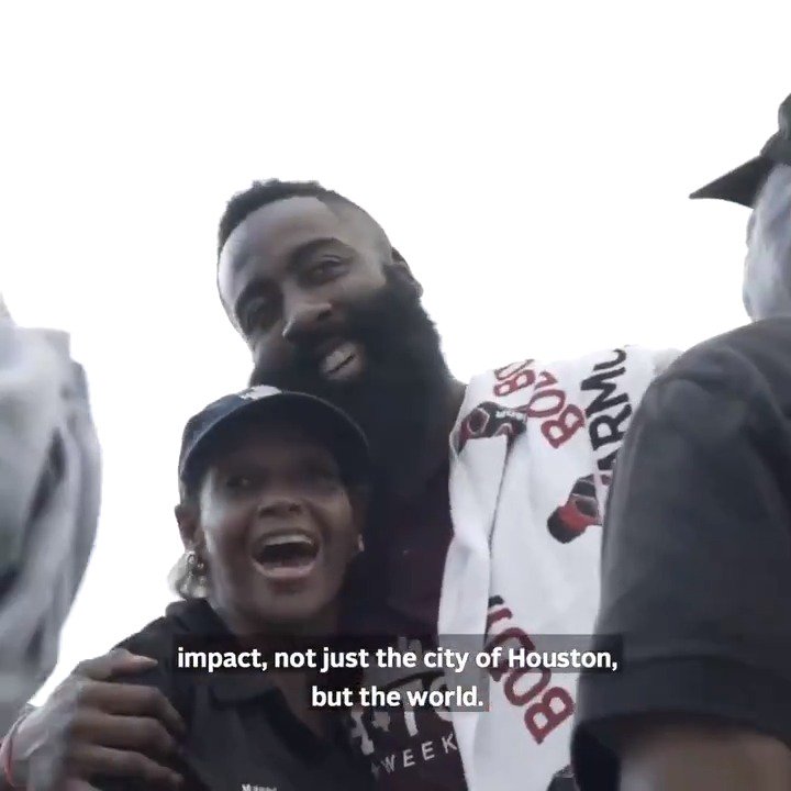 MVP on and off the court. @JHarden13 is building a legacy. #ObsessedWithBetter
