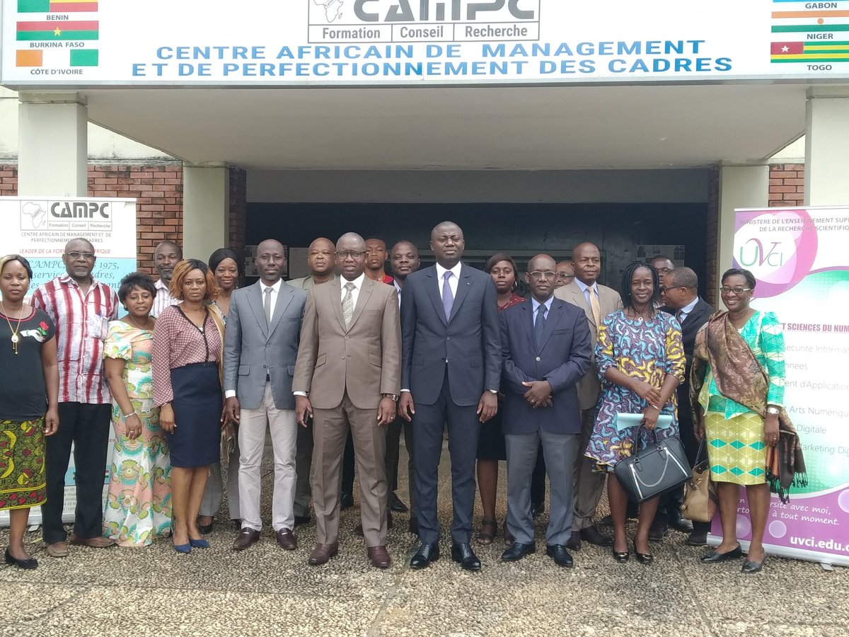 uvciv's tweet photo. L'@uvciv et le @Campc signent une convention. @Gouvci @mesrsci @campc #civedu https://t.co/Z7tn3sNJ34